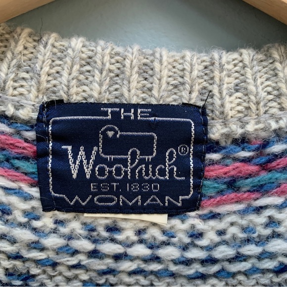 Vintage Woolrich Fair Isle Wool Sweater - Picture 6 of 6